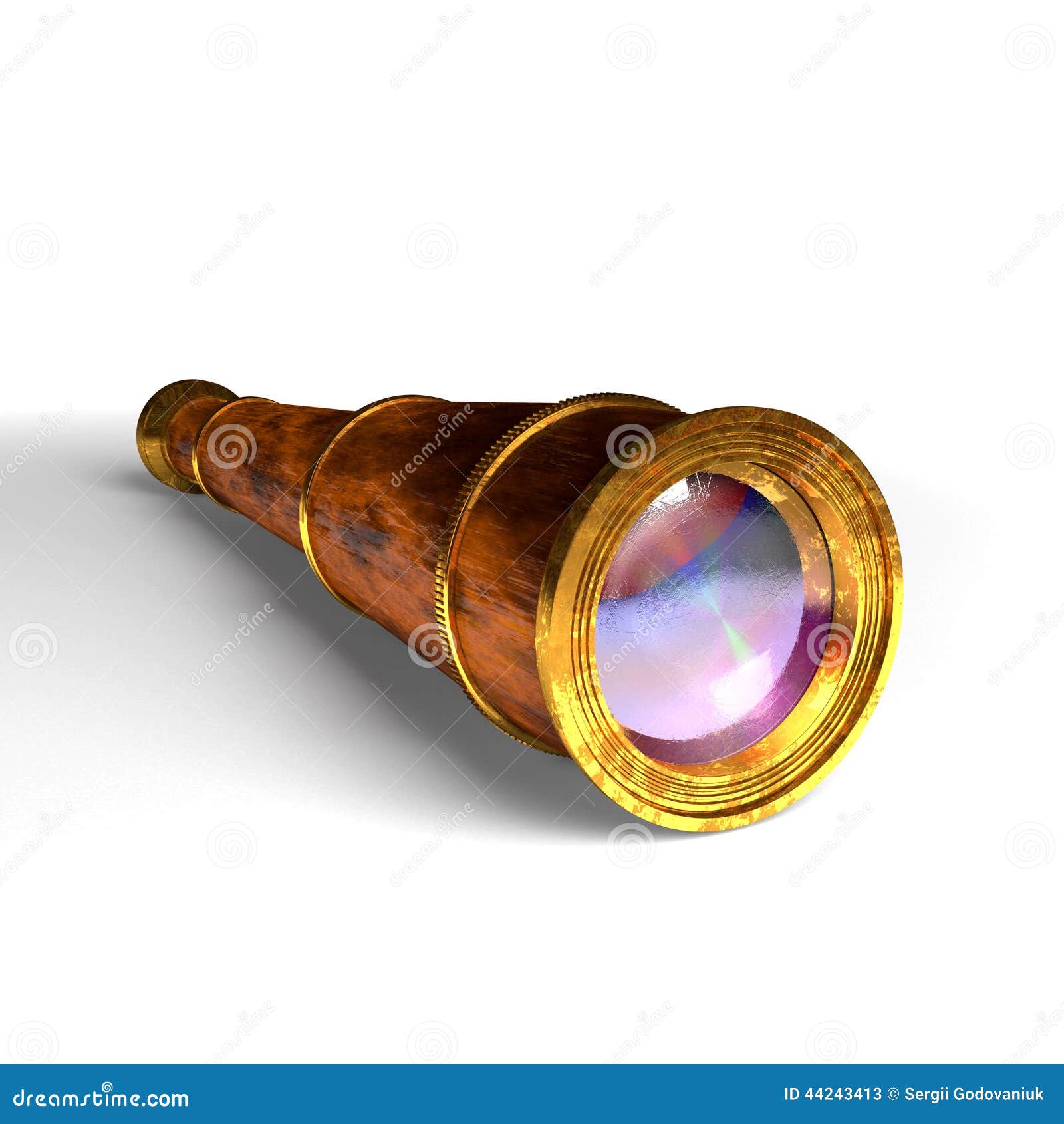 Spyglass Stock Illustration Image 44243413