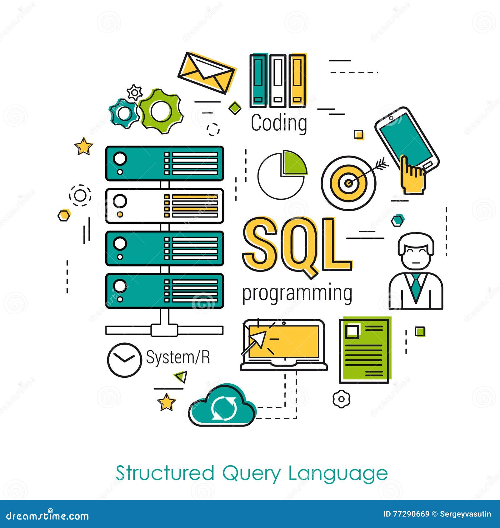 Structured Query Language SQL Stock Photography | CartoonDealer.com