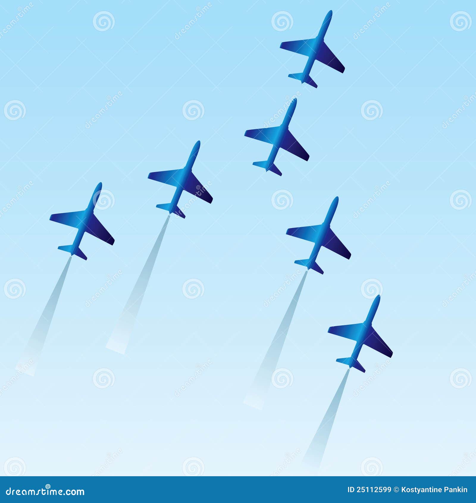  Squadron  stock vector Illustration of aviation picture 