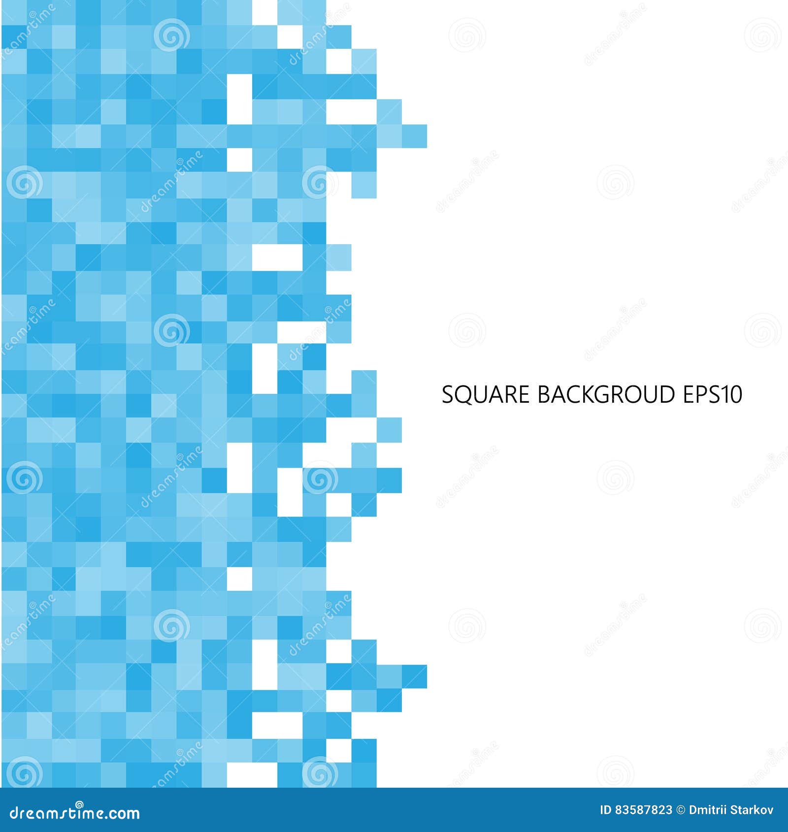 Square Background Light Blue Stock Vector Illustration of multi