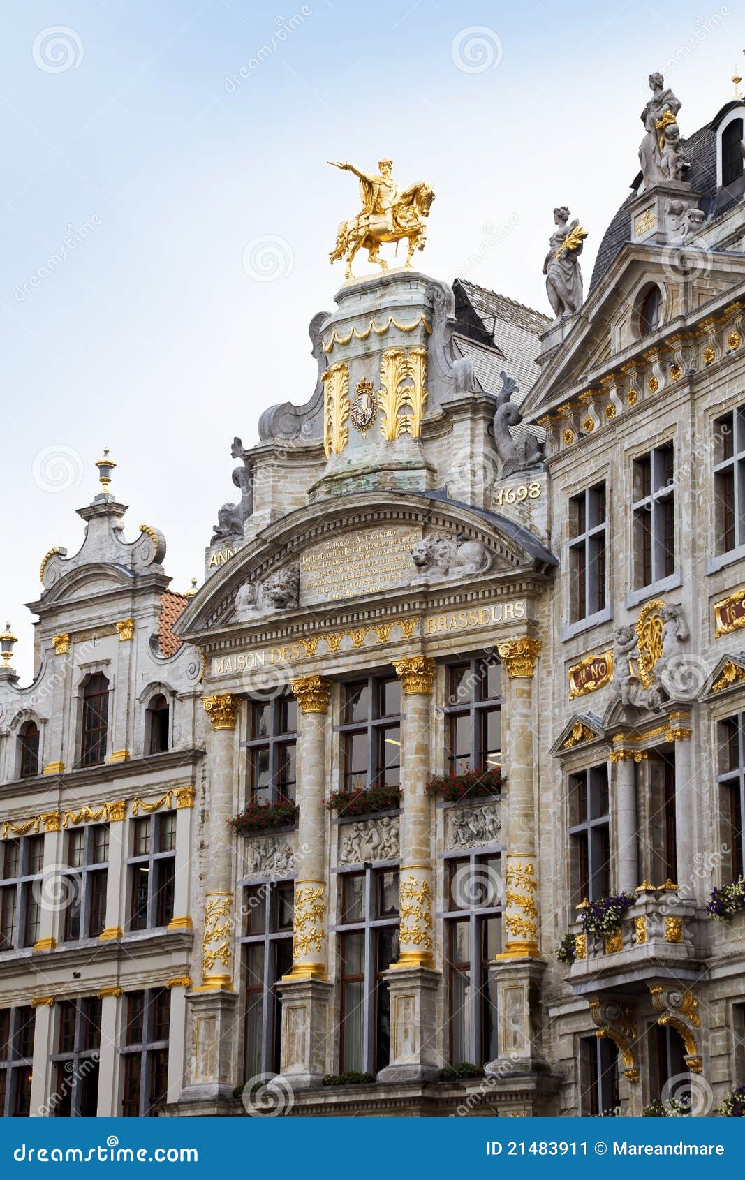 Square in Brussels Belgium stock image. Image of color 21483911