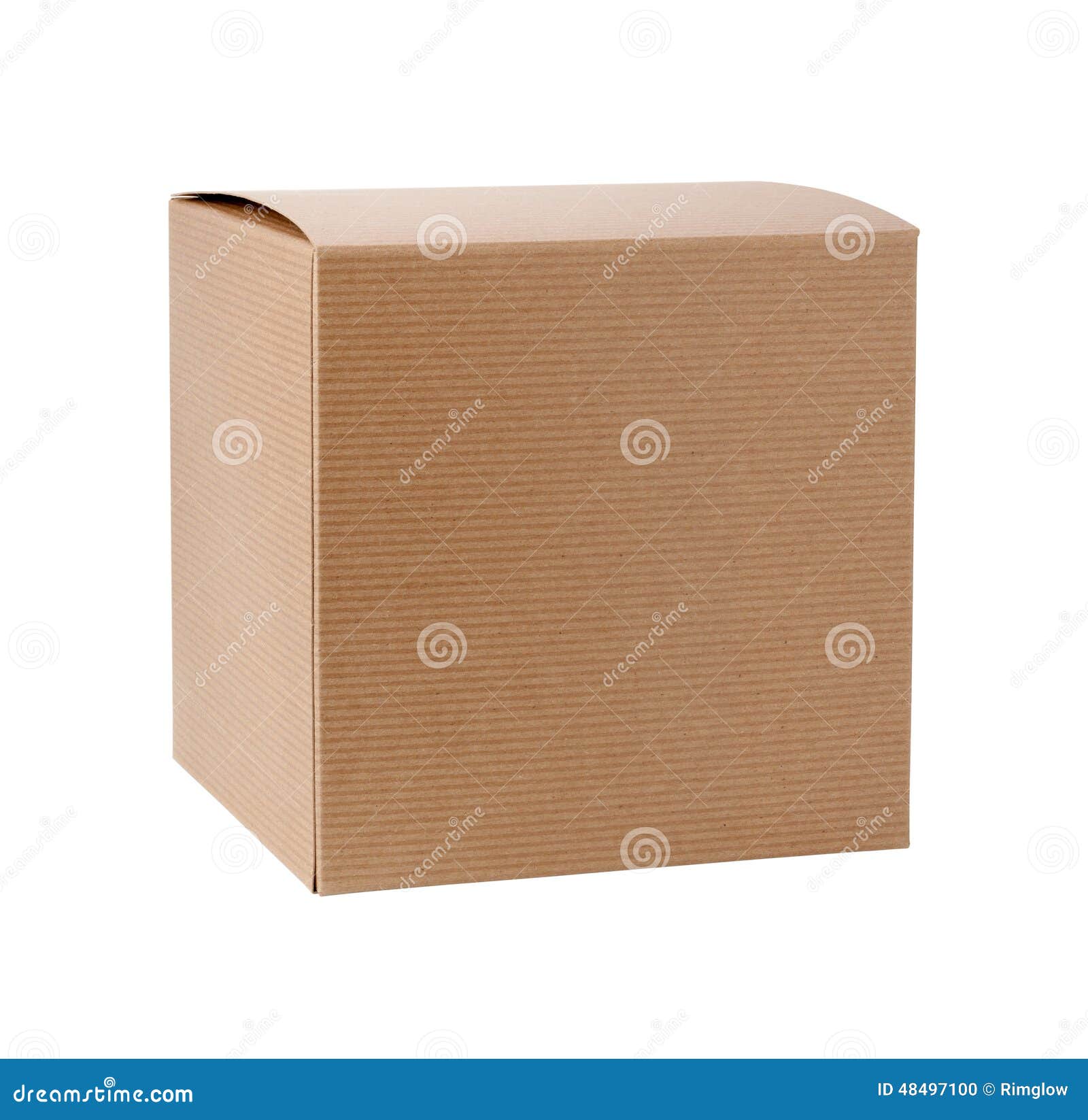 Square Cardboard Gift Box Stock Photo Image 48497100