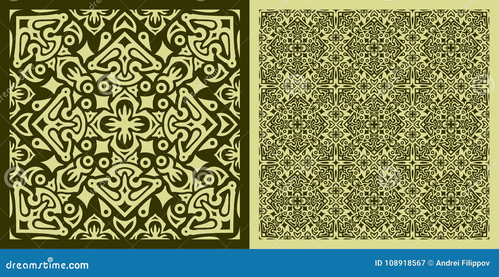 Square carpet pattern stock vector. Illustration of ethnic 108918567