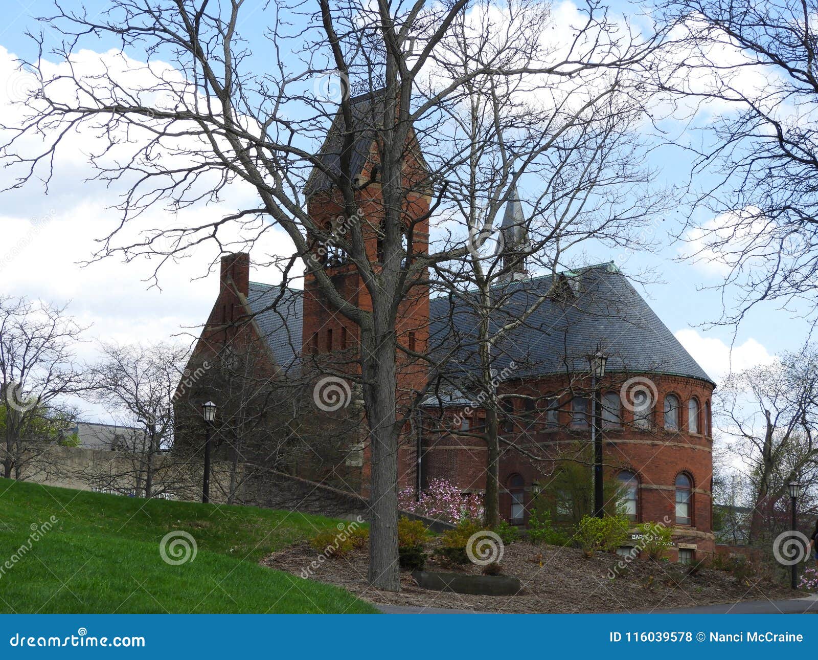 Barnes Hall Cornell University In Spring Stock Photo Image Of