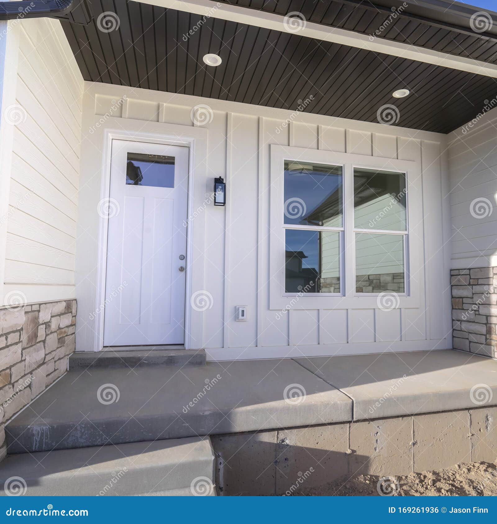 front timber clad houses