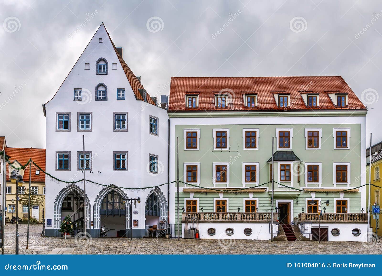 Square in Freising, Germany Stock Photo Image of walk, bavaria 161004016