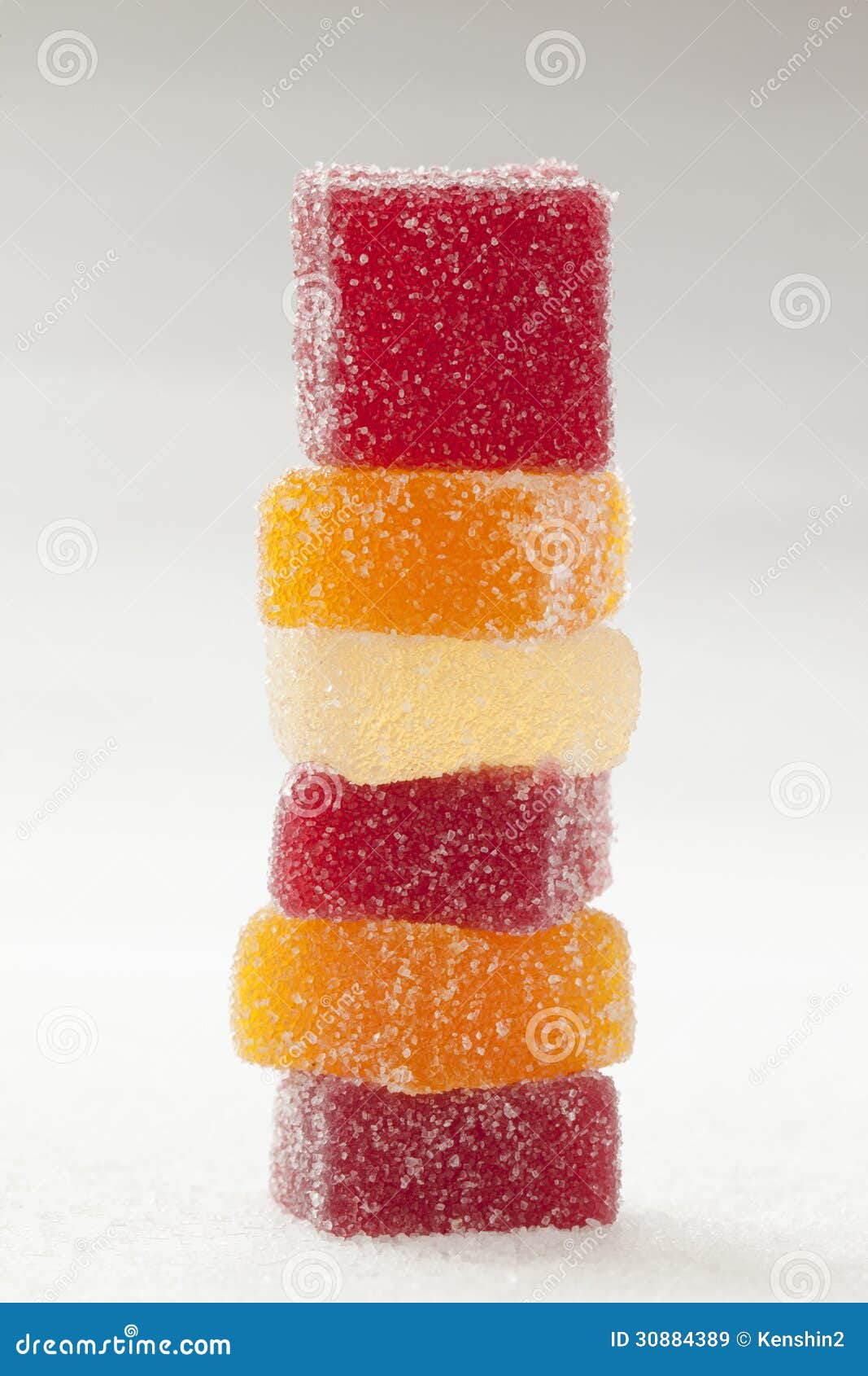 Square Fruit Jelly Candy Tower Royalty Free Stock Images Image 30884389