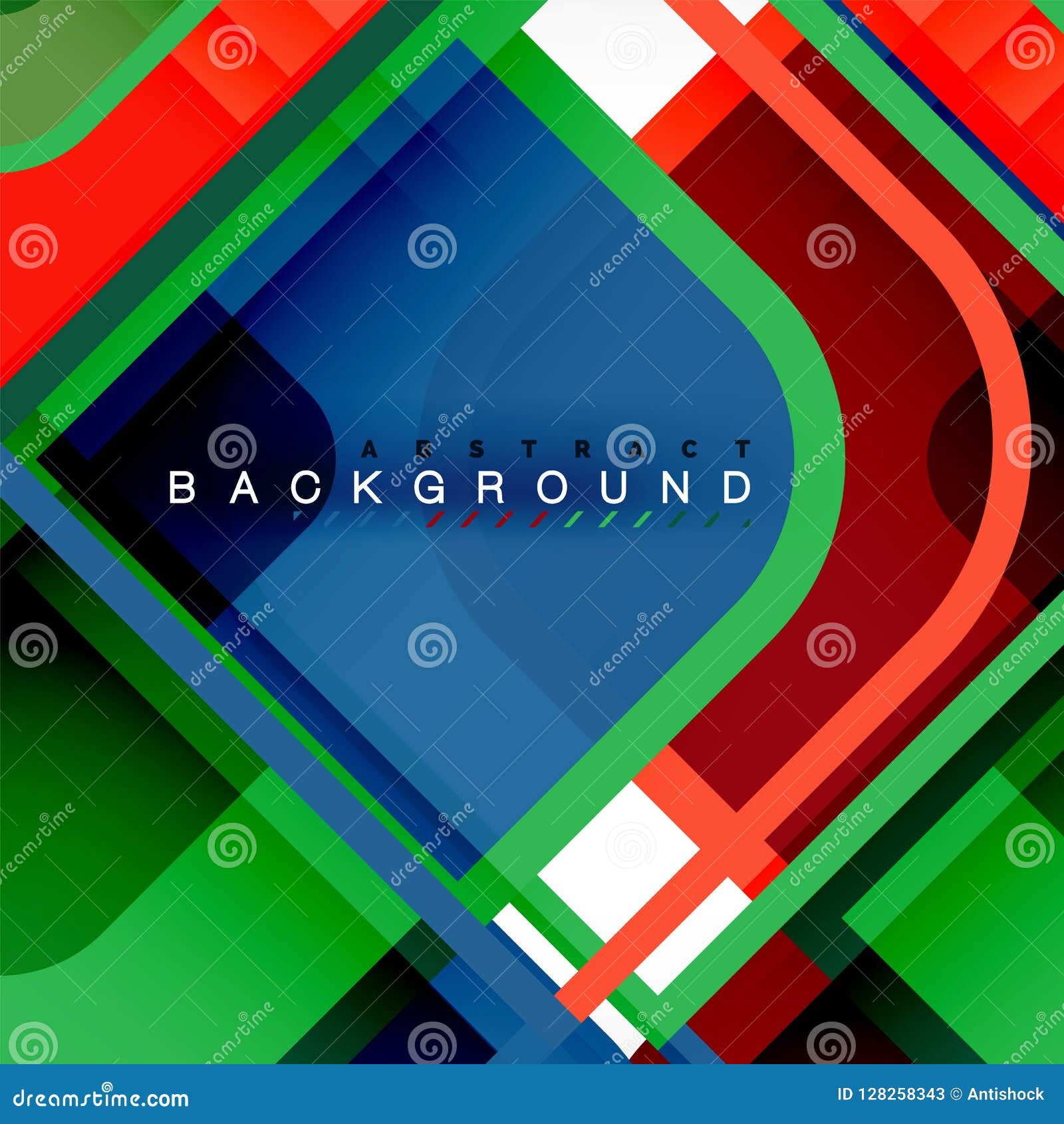square geometric abstract background paper art design for cover