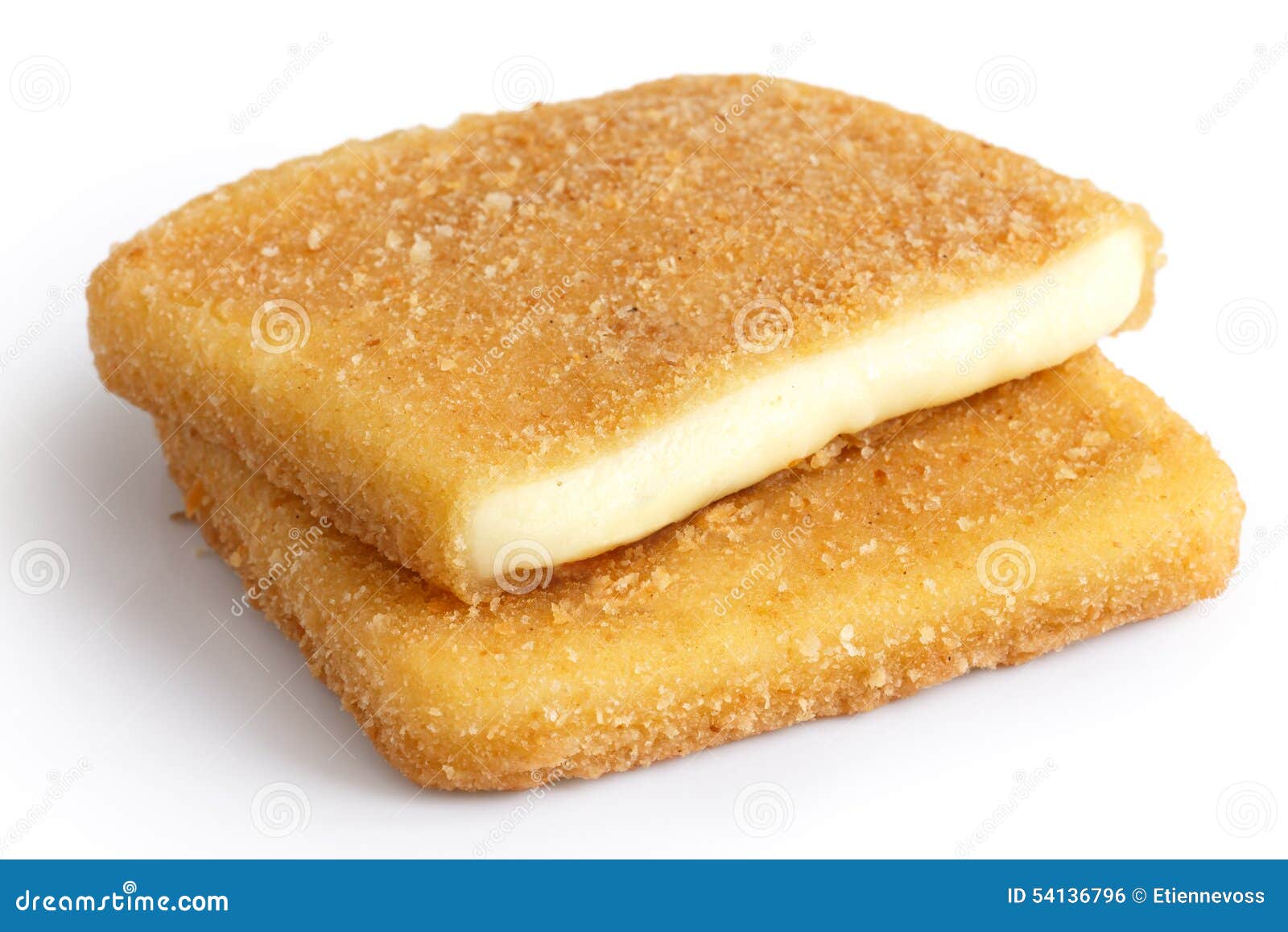 Square Golden Fried Cheeses Isolated Stock Photo Image of snack
