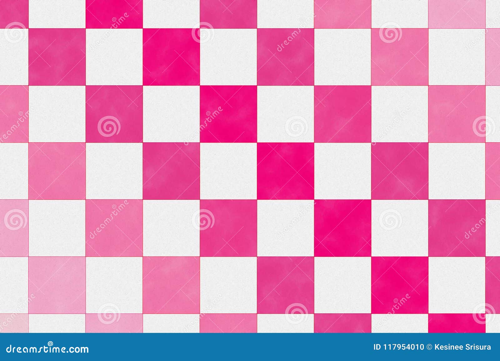 Square Pattern in White and Red Color Tone Stock Illustration