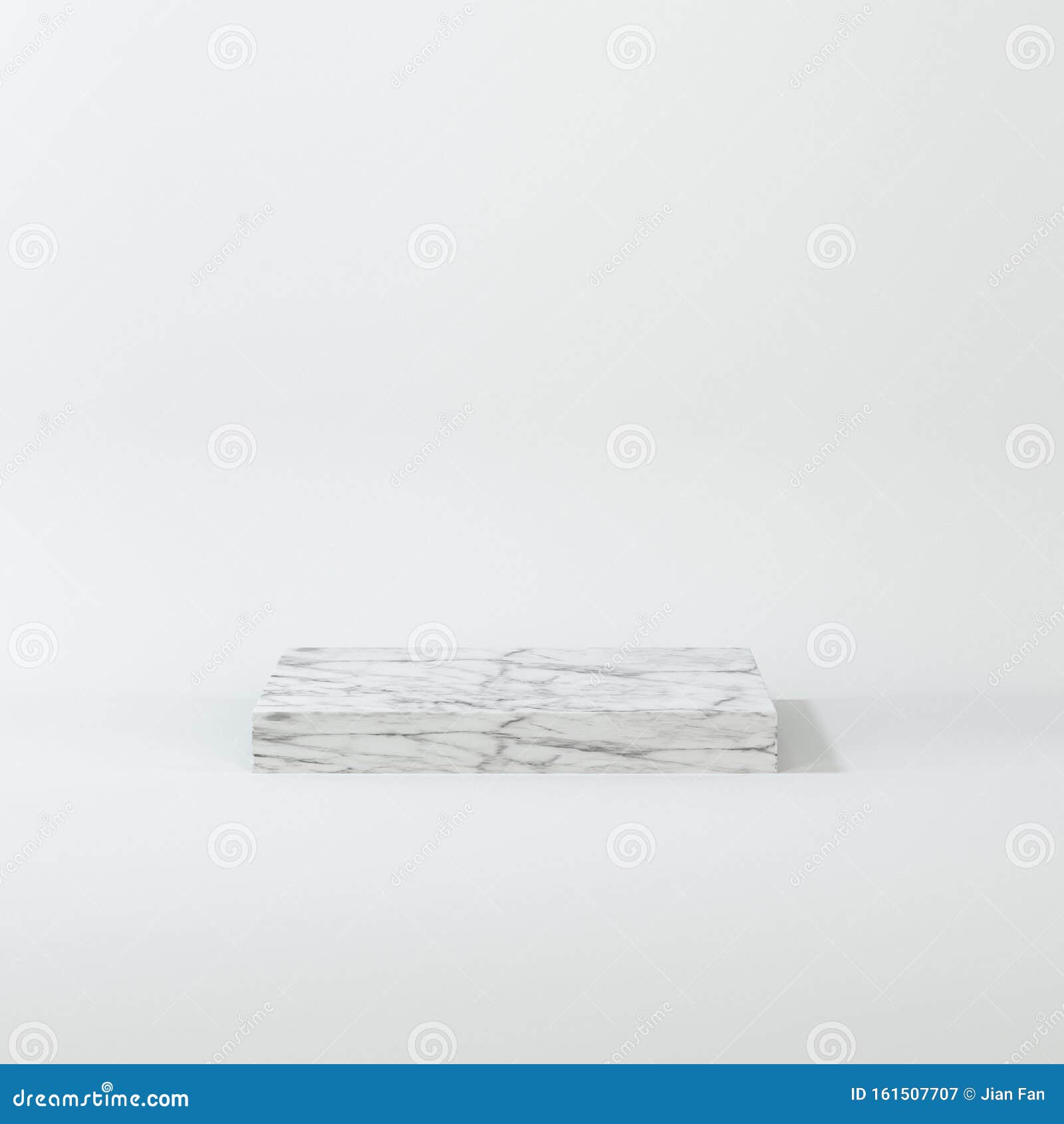 Square Platform with Solid Color Background, 3d Rendering Stock ...