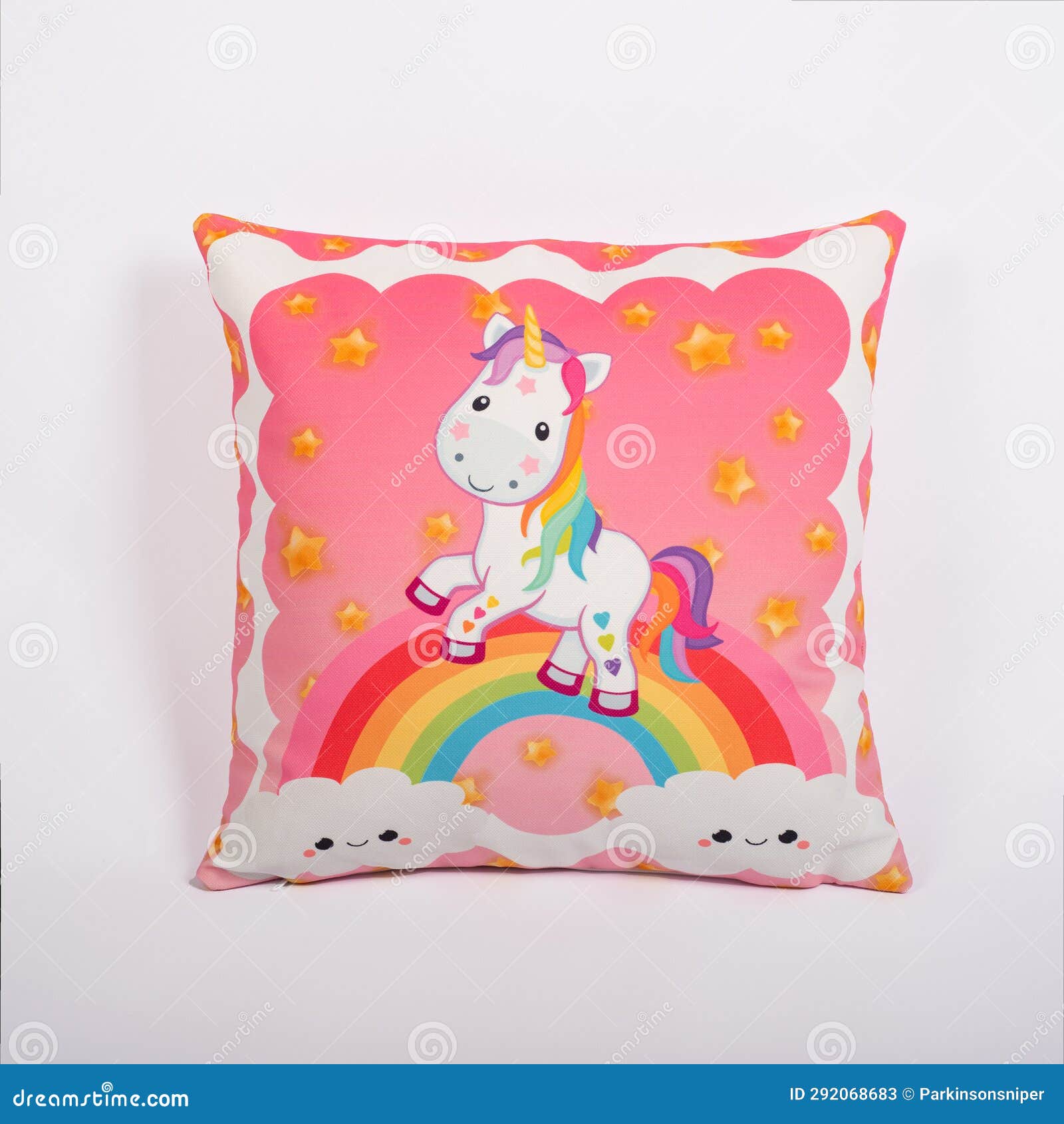 Children S Decorative Pillows on White Background Stock Image Image of cushion, plush 292068683