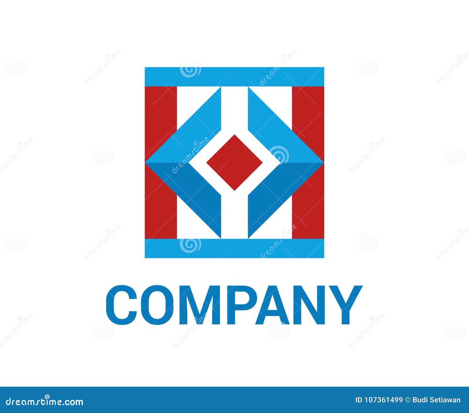 Red box concept stock vector. Illustration of authentic - 107361499