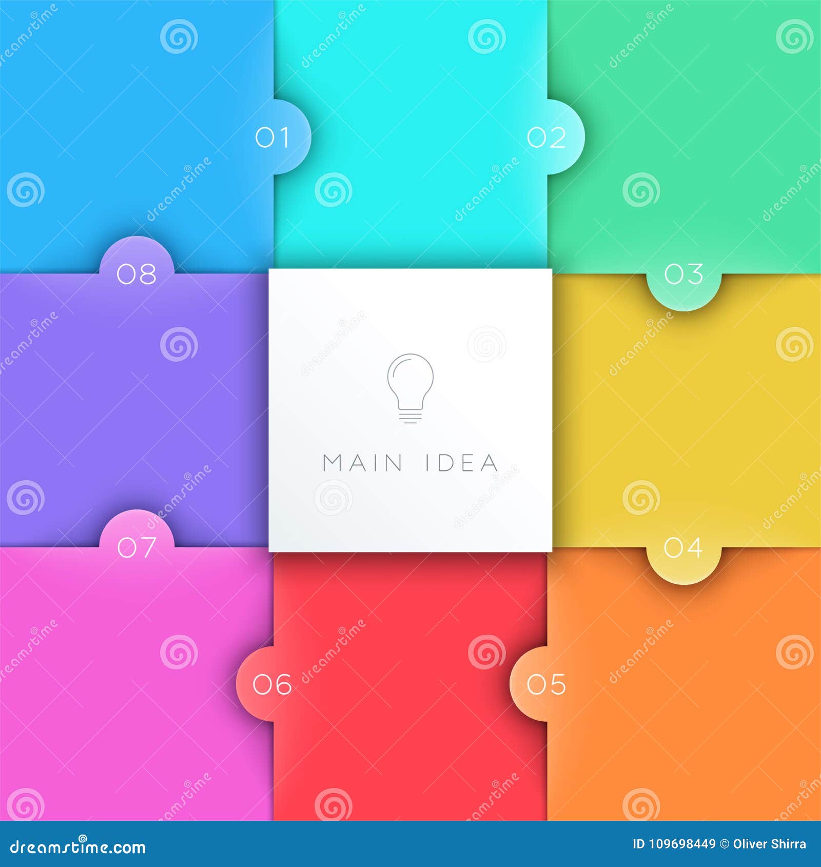 100,000 Jigsaw puzzle Vector Images