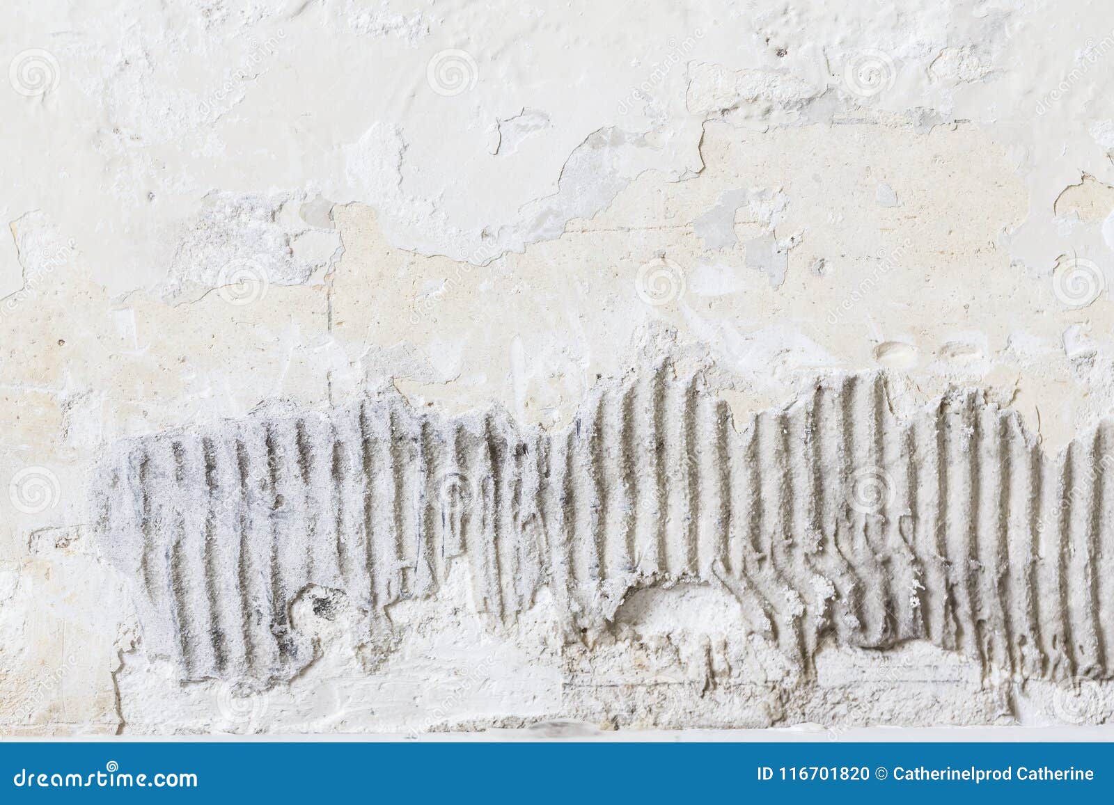 Square Tile Glue Plaster Wallpaper Background Texture Stock Photo