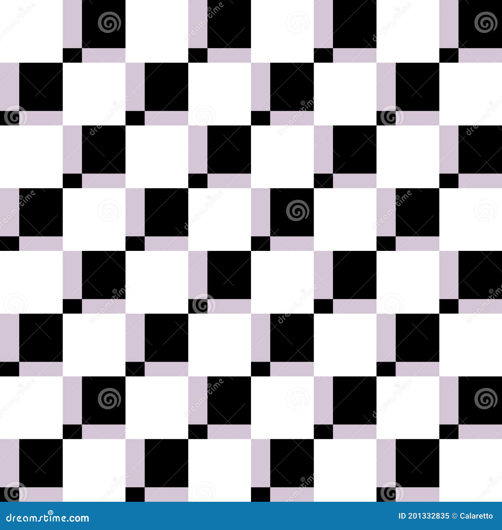 square tiles 3d black white pink checkered background