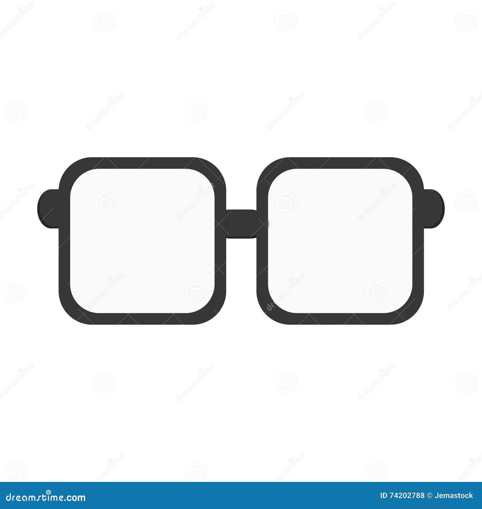 Squared Frame Glasses Icon Stock Illustrations 8 Squared Frame