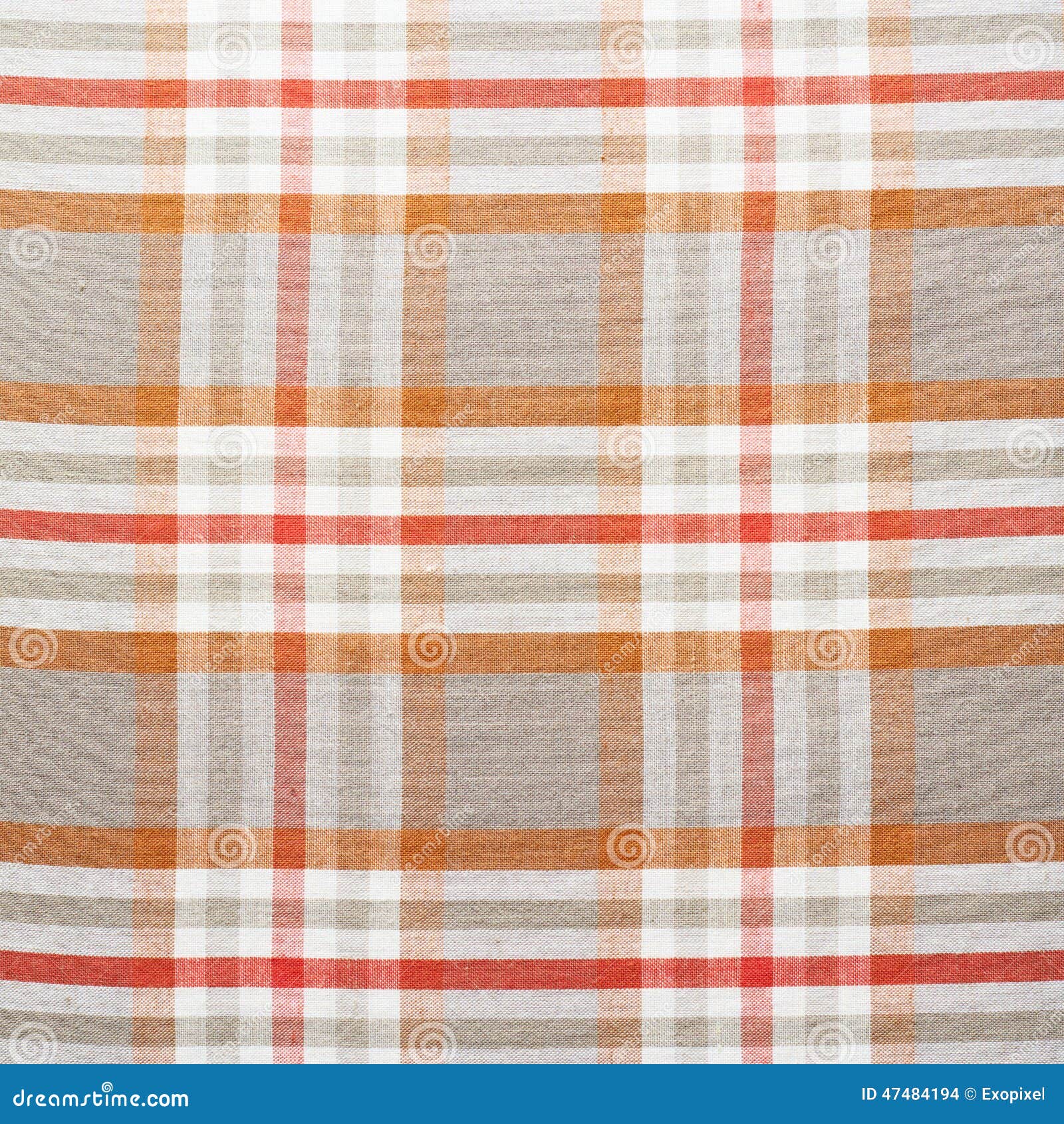 Squared Striped Shirt Material Fragment Stock Photo - Image of closeup