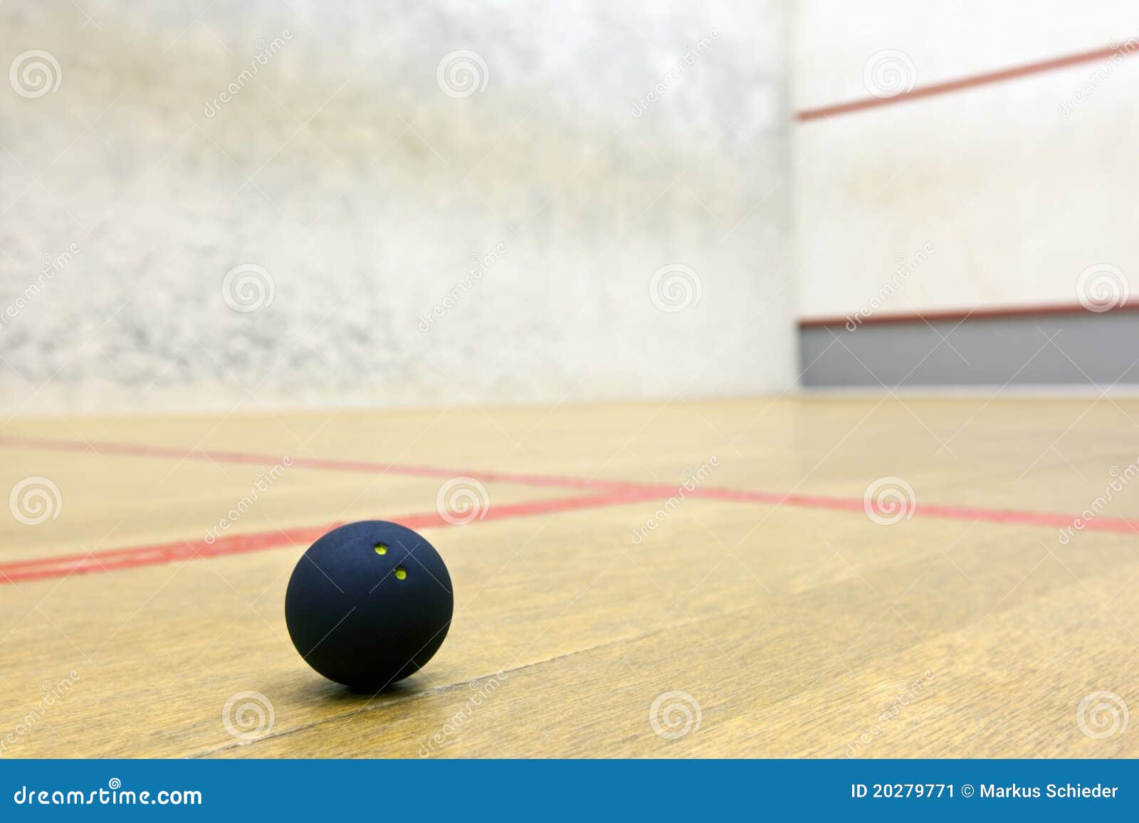 Squash ball in sport court stock image. Image of blue 20279771