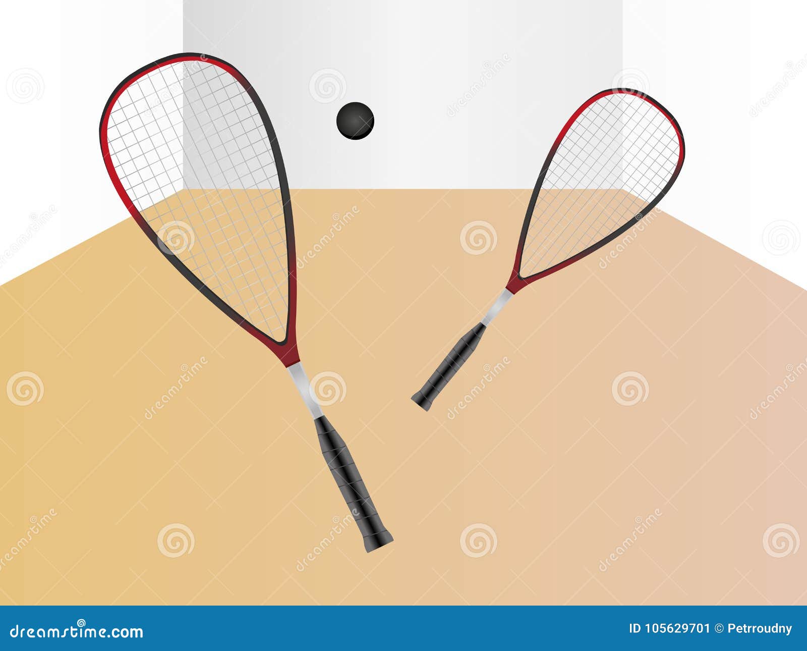 squash game - imaginary game between two players