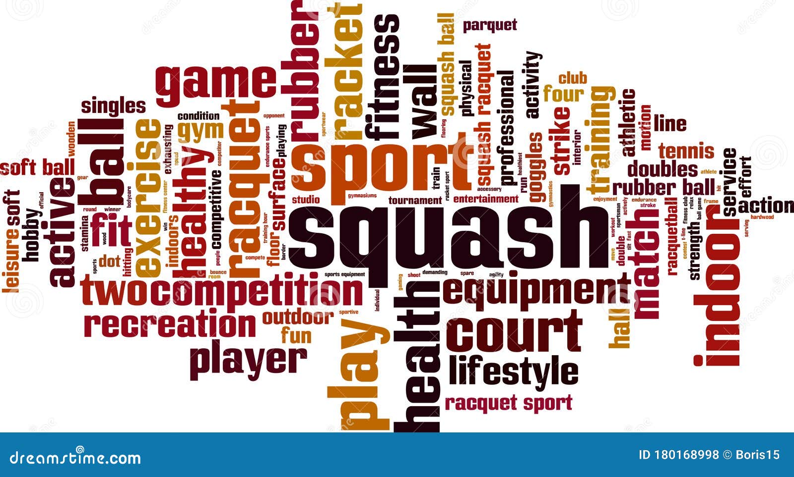 Squash Word With Silhouette Cutout Vector Illustration CartoonDealer