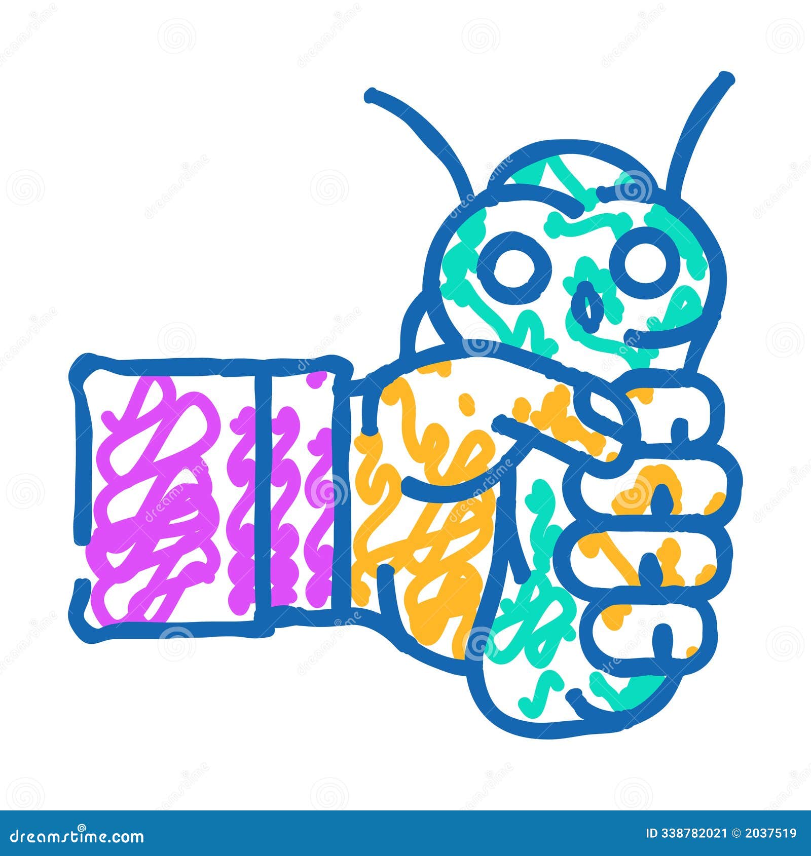 squeeze toy fidget icon doodle 