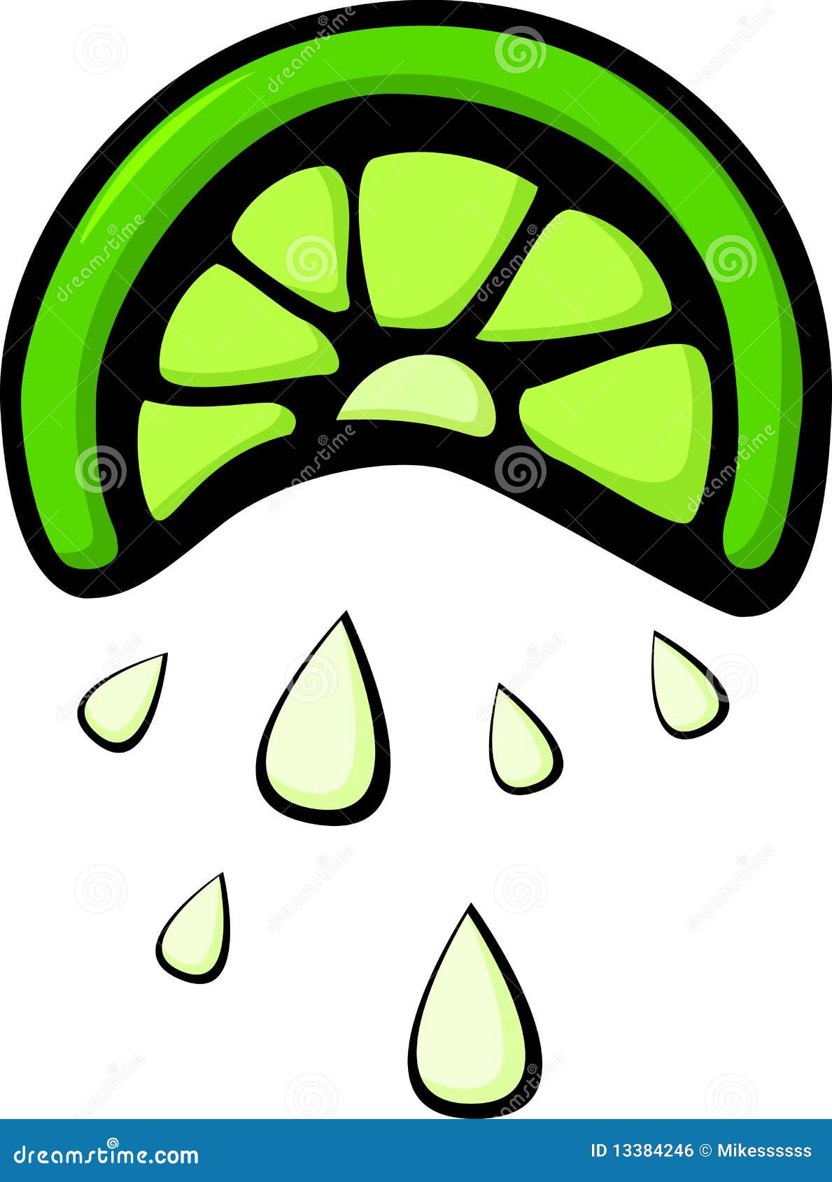 Squeezed Lemon Slice Vector Illustration Stock Vector Illustration of