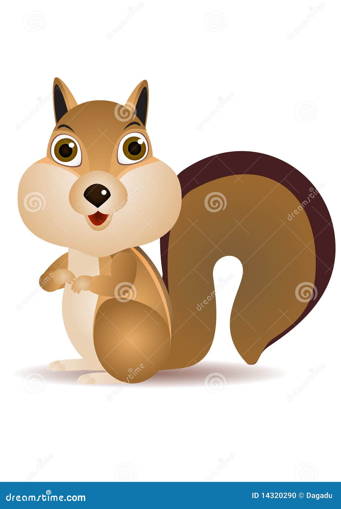 Stock Photo Squirrel cartoon. Image 14320290