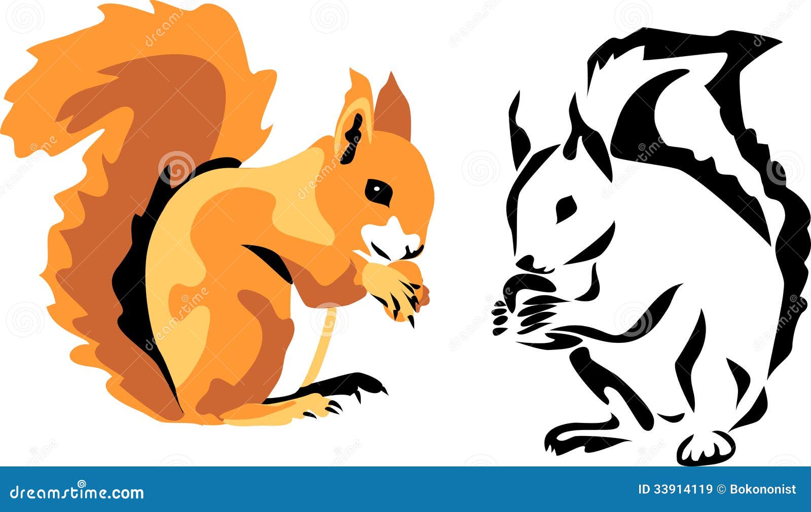 Tiny) Squirrel Avatar - Black