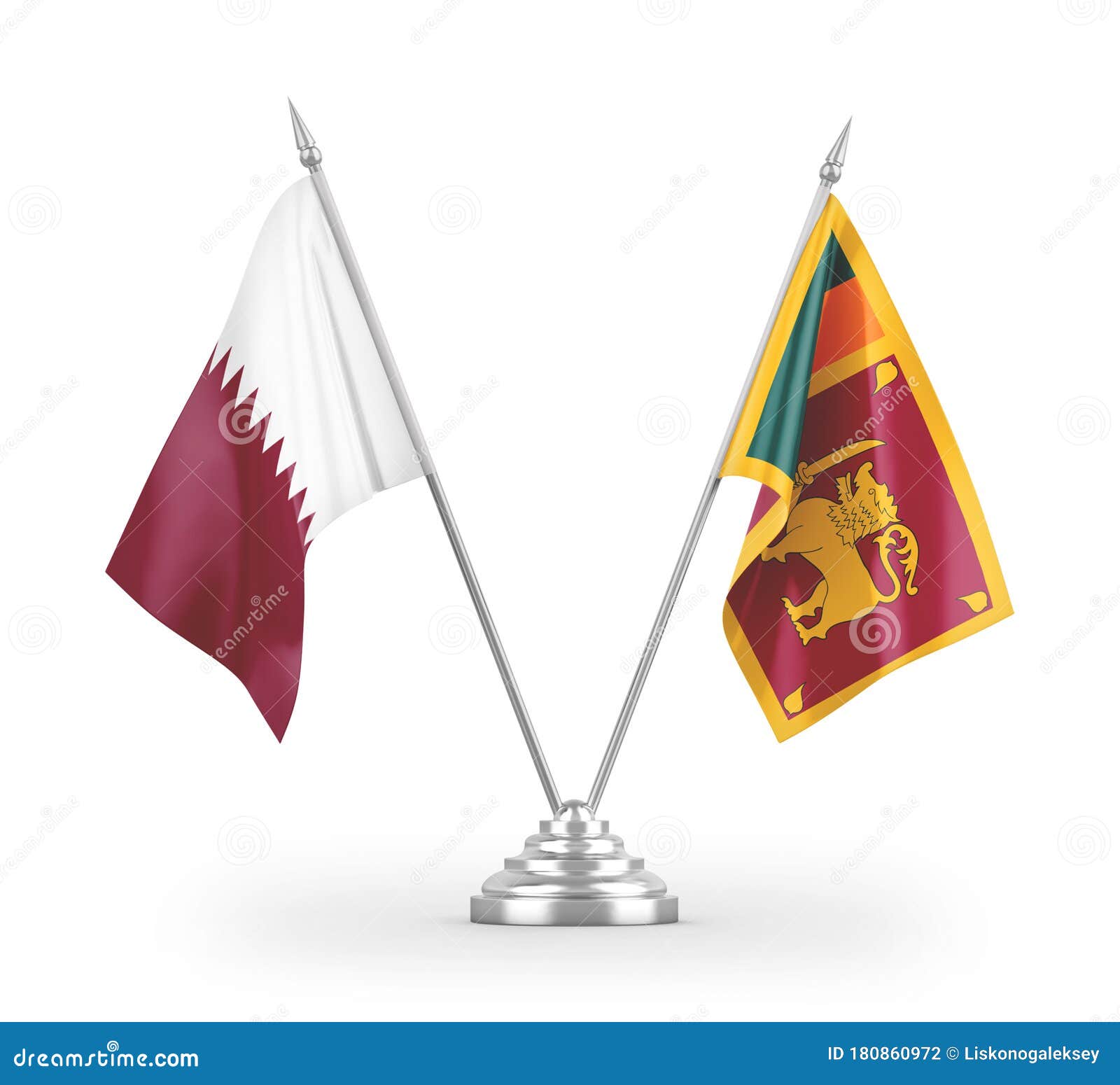 Economic crisis: Govt seeks early talks with Qatar Sri-lanka-qatar-table-flags-isolated-white-d-rendering-sri-lanka-qatar-table-flags-isolated-white-background-d-180860972
