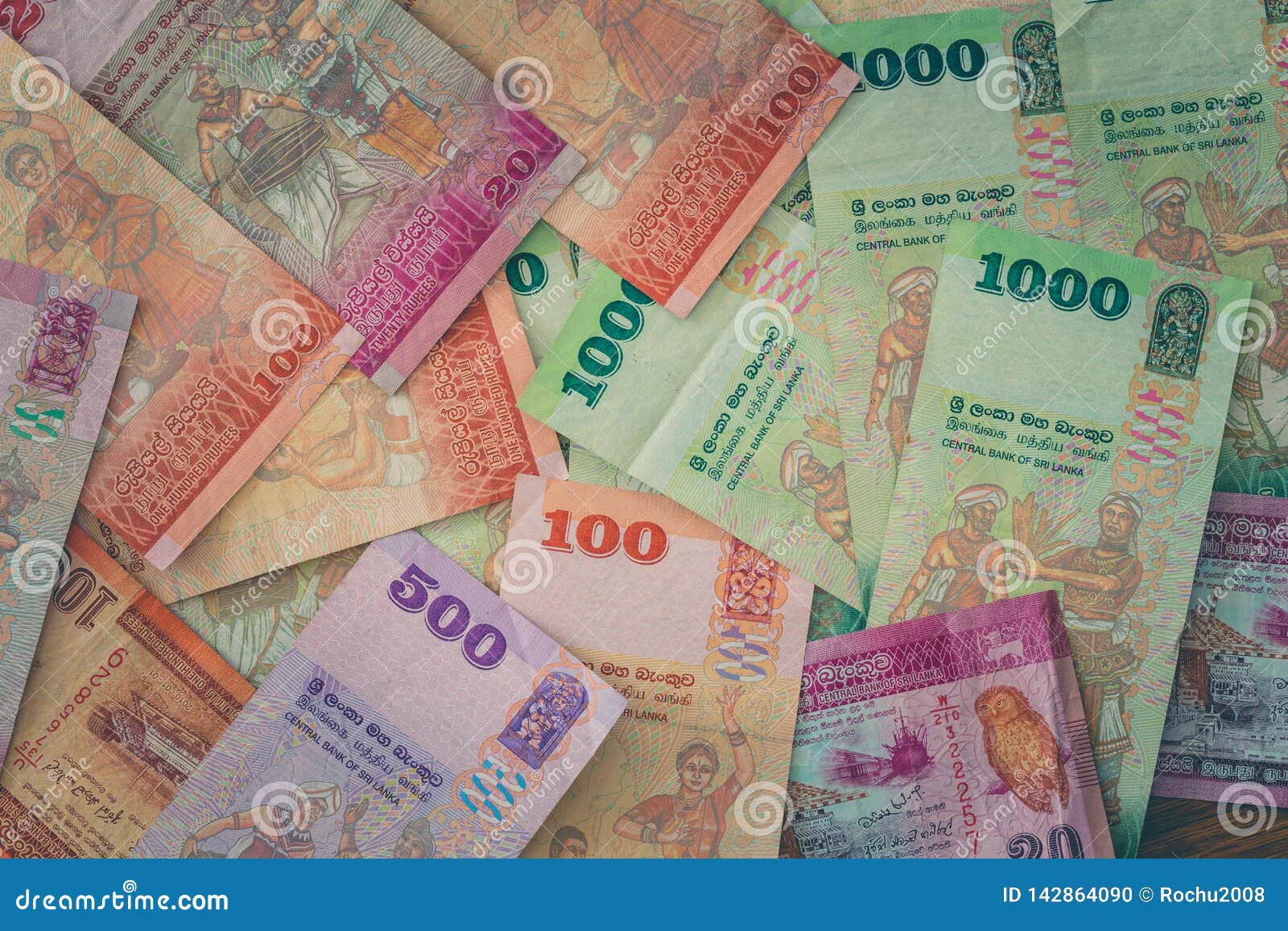 Sri Lanka, Rupiah, Various Denominations Stock Photo Image of hindu