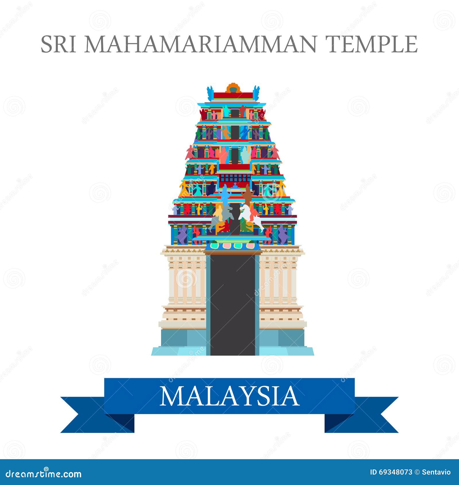 sri mahamariamman hindu temple malaysia attraction sightseeing