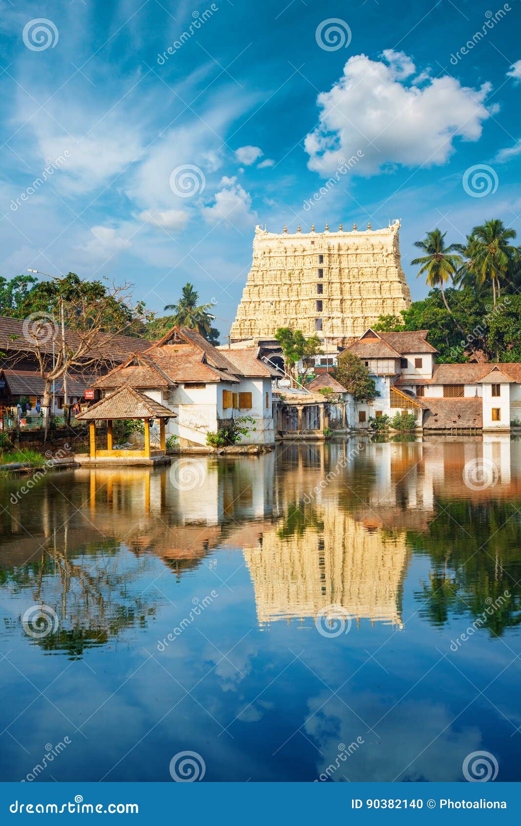 Sri Padmanabhaswamy Temple in Trivandrum Kerala India Stock Photo - Image  of editorial, ayurveda: 90382140