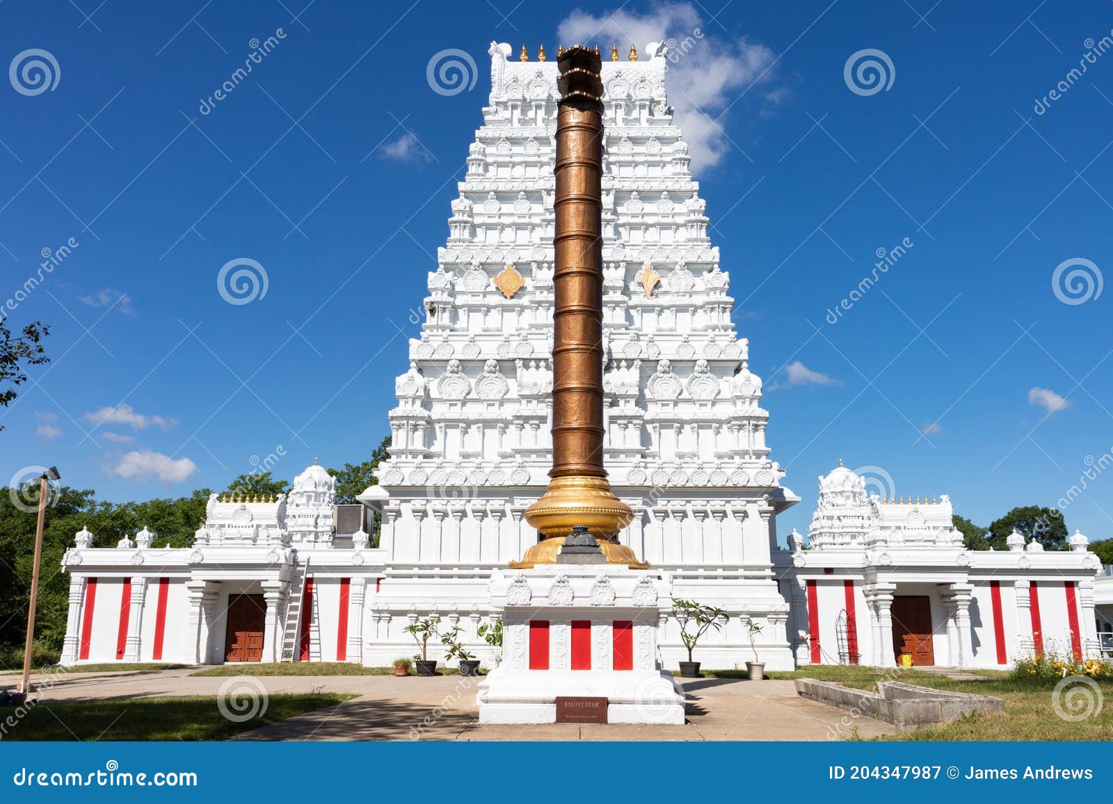 The Sri Rama Temple at the Hindu Temple of Greater Chicago in Lemont