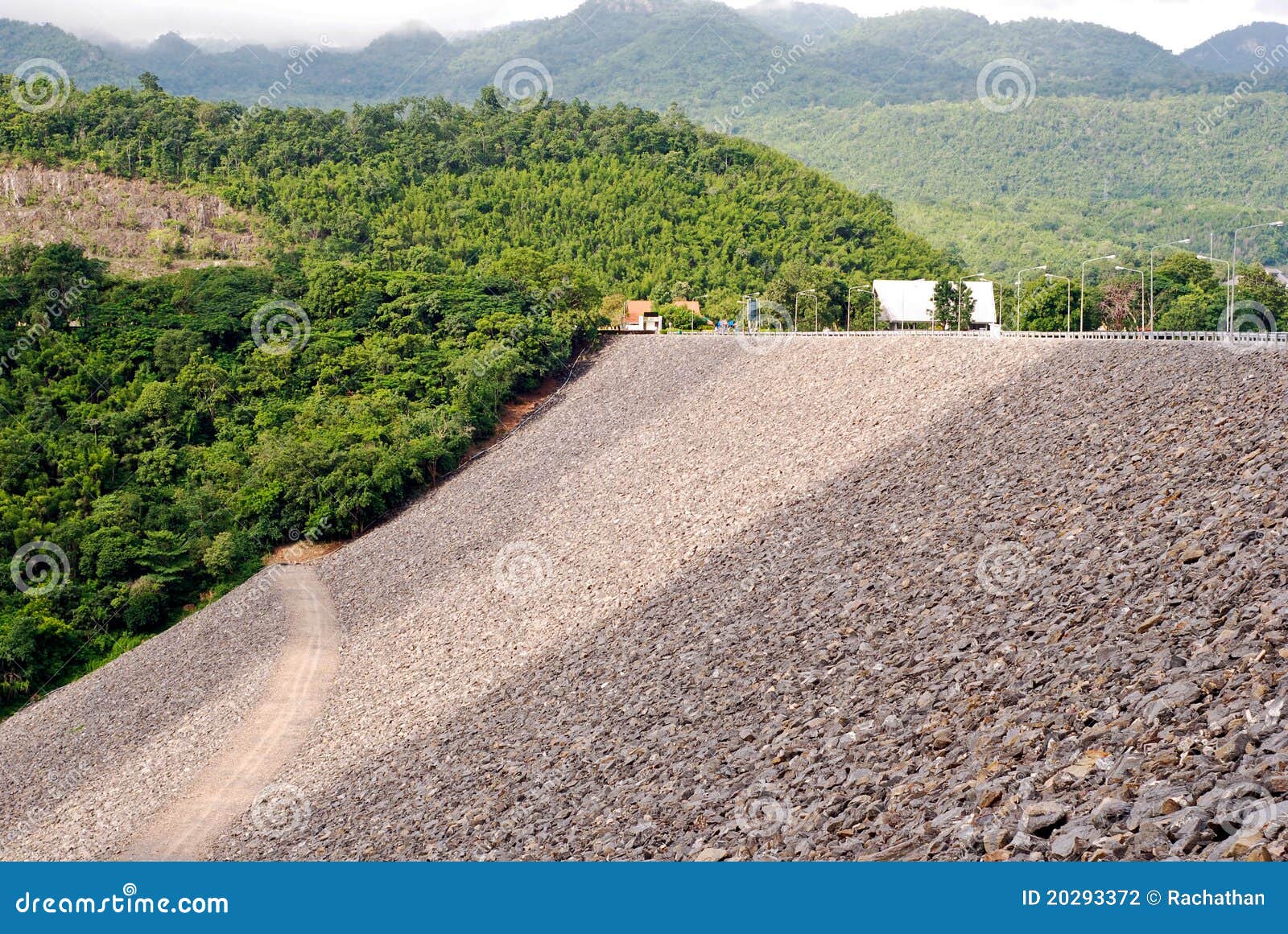 Srinakarin Dam To Produce Electricity Stock Photo Image of