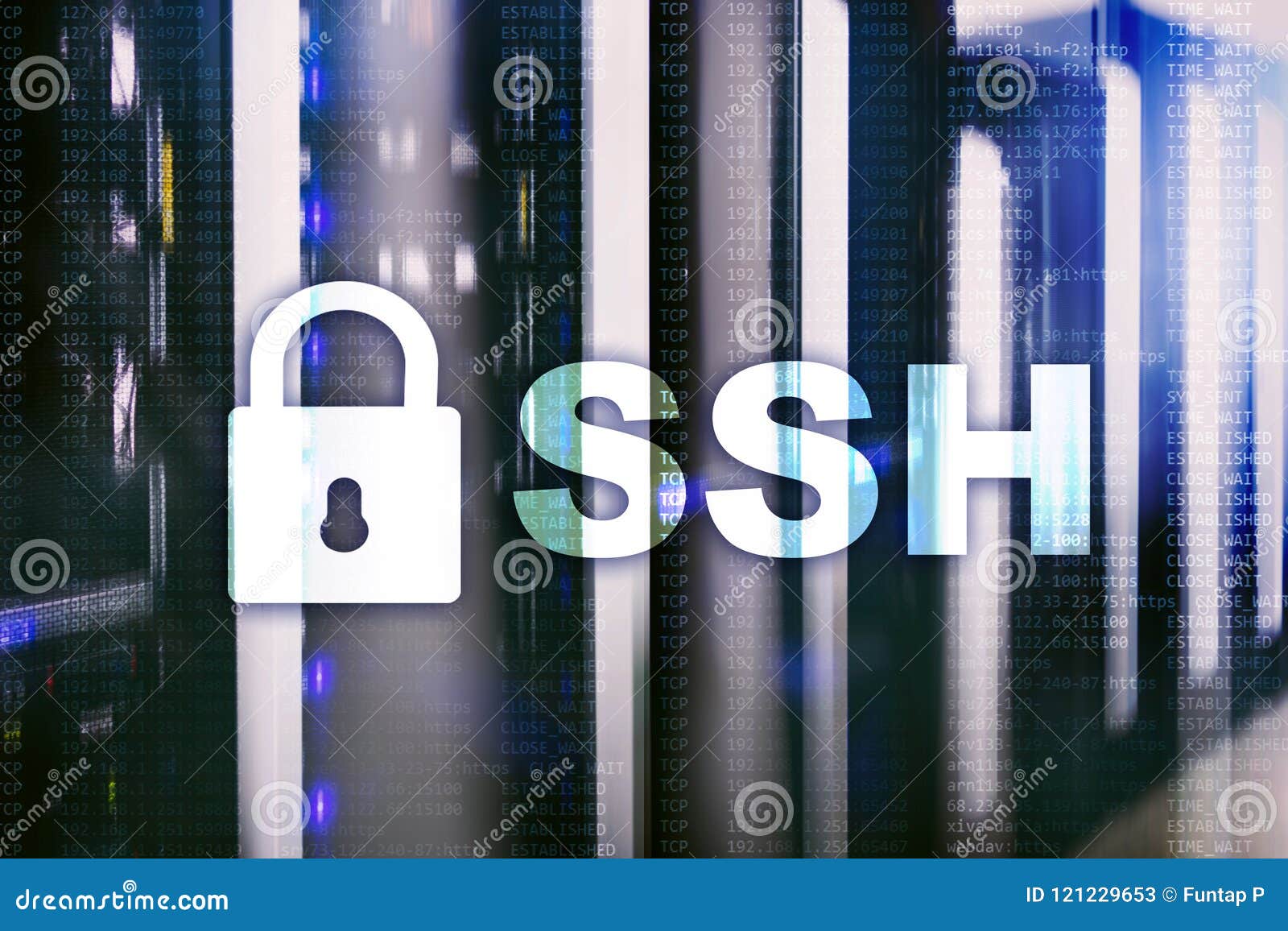 Ssh Secure Shell Network Internet Connection Server Room