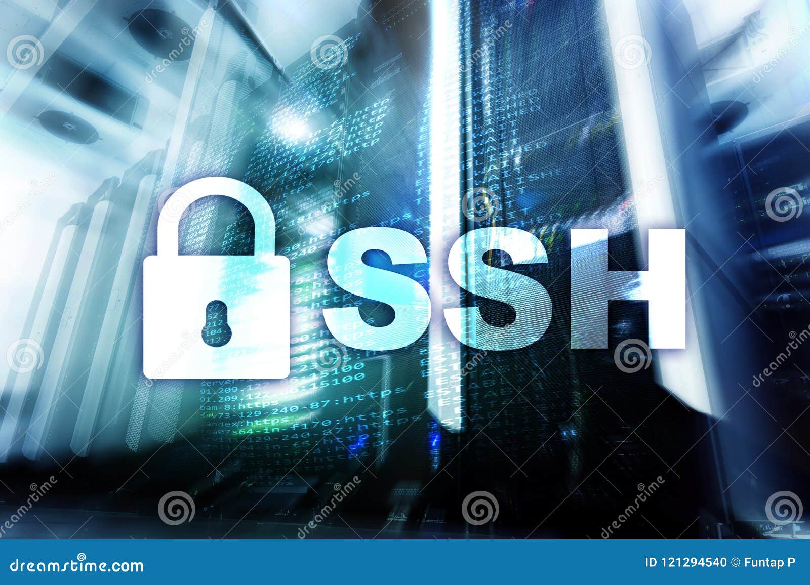 Ssh Secure Shell Network Internet Connection Server Room