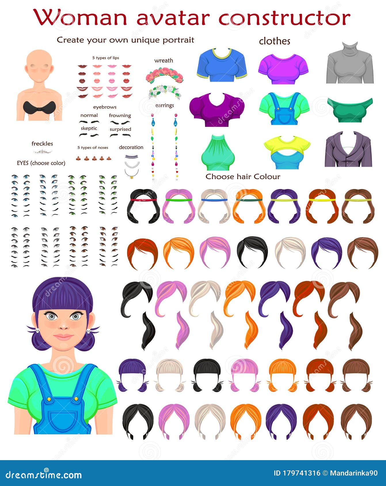 Man Constructor Elements Body Avatar Icon Creator. Royalty Free SVG,  Cliparts, Vectors, and Stock Illustration. Image 86915221.