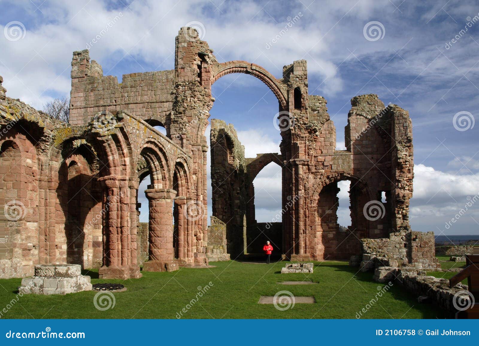 St Aidan s statue stock photo. Image of northumberland 2106758