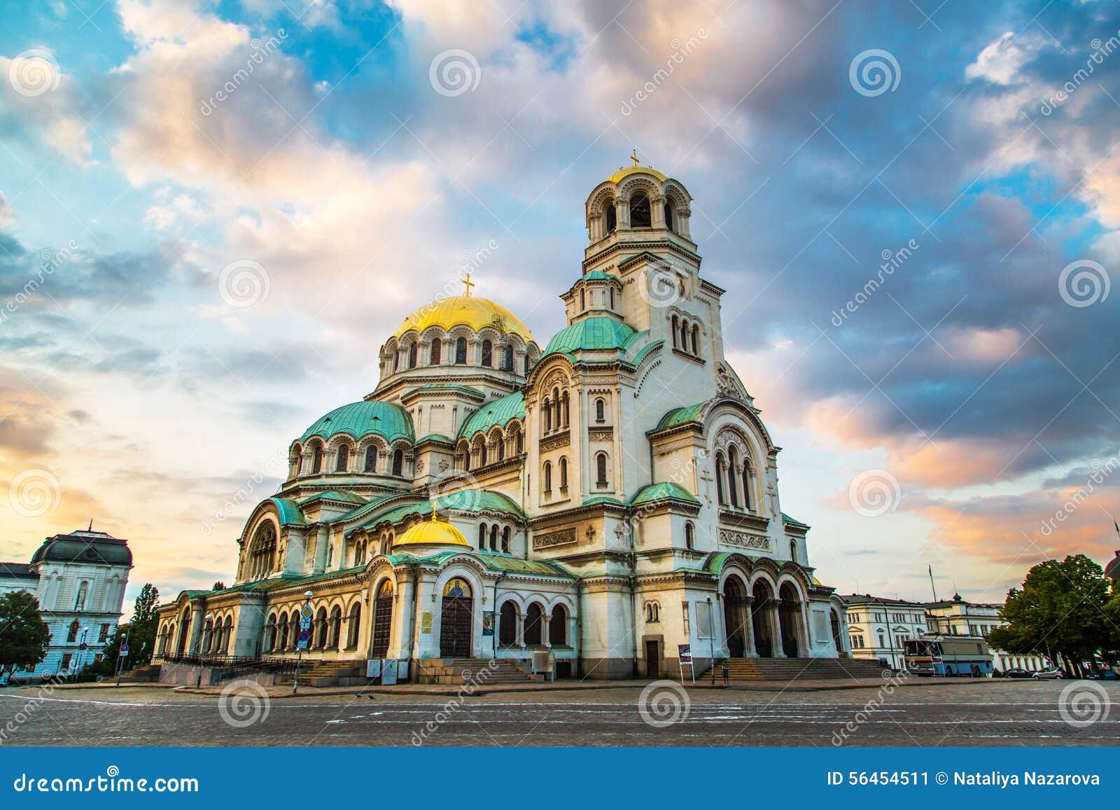 st. alexander nevski cathedral in sofia, bulgaria