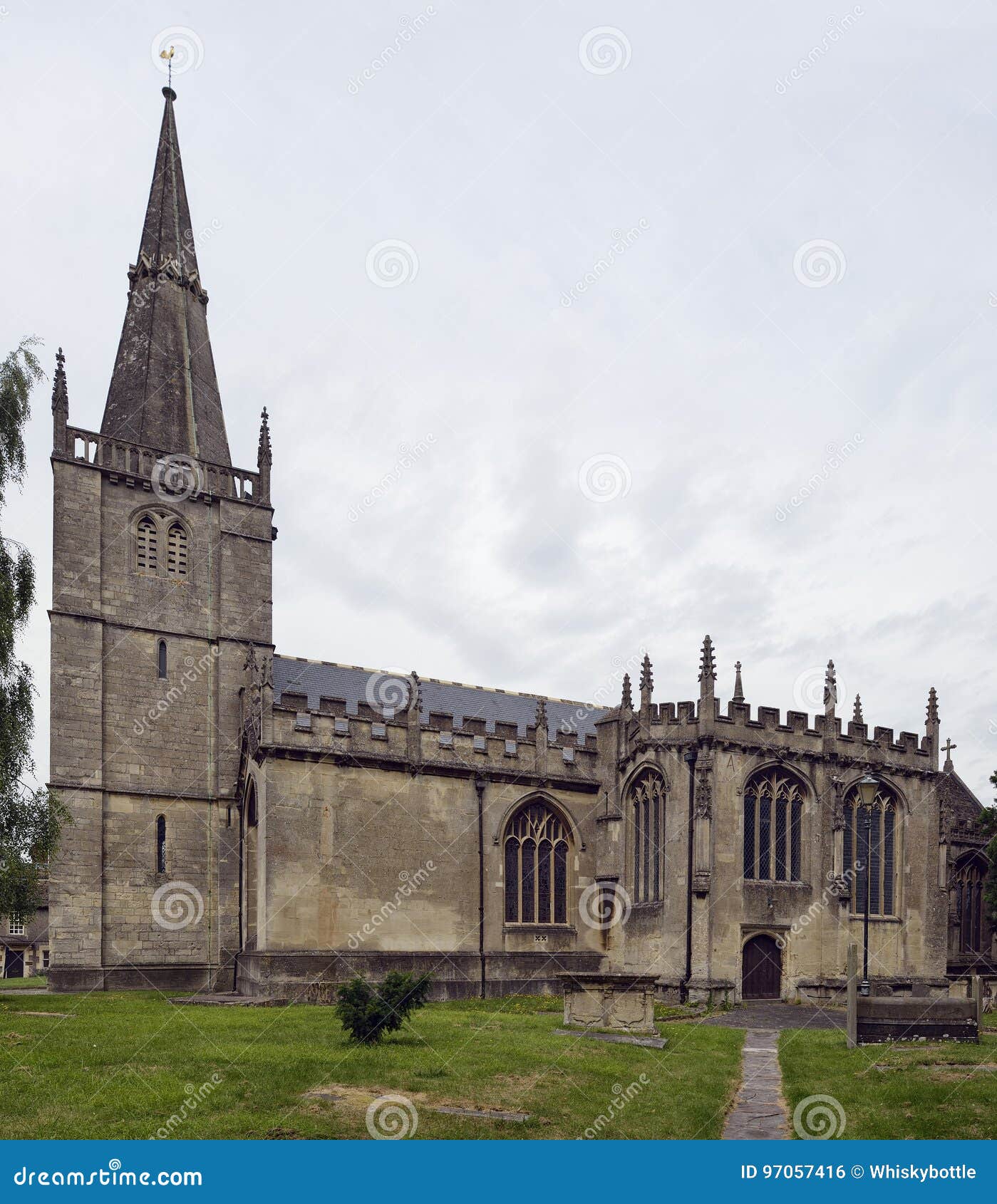 St. Andrews Church Chippenham Stock Photo Image of grave, path 97057416