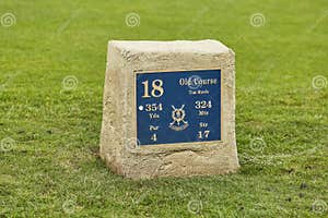 St Andrews Clubhouse And Golf Course Of The Royal Ancient Where Golf 