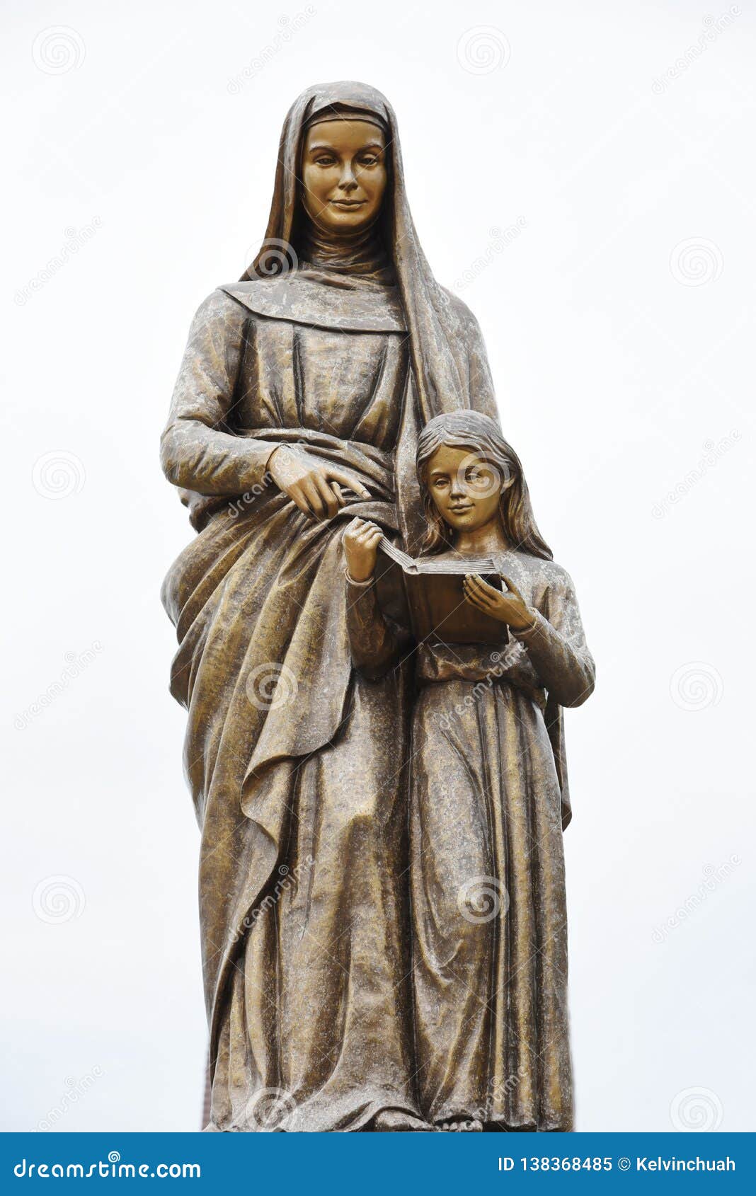 St Anne statue. editorial image. Image of anna, ancient 138368485