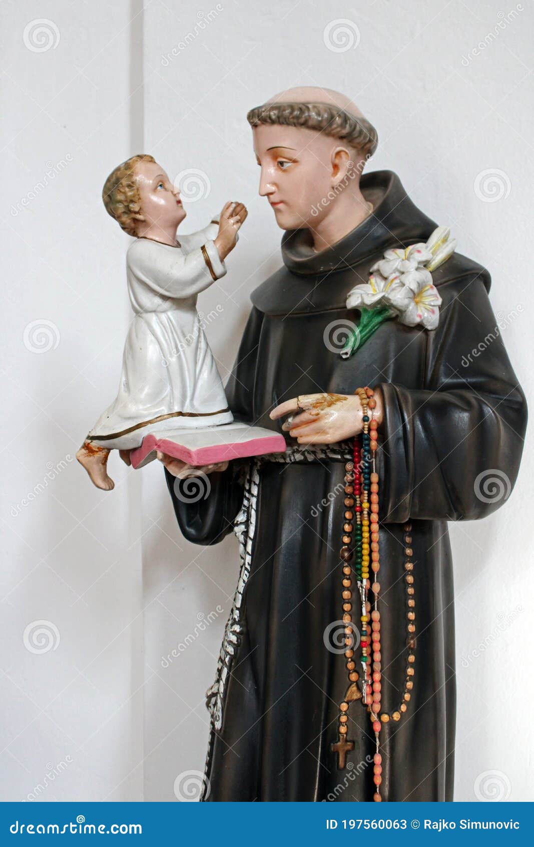 St. Anthony of Padua, Sculpture in the Church of All Saints ...