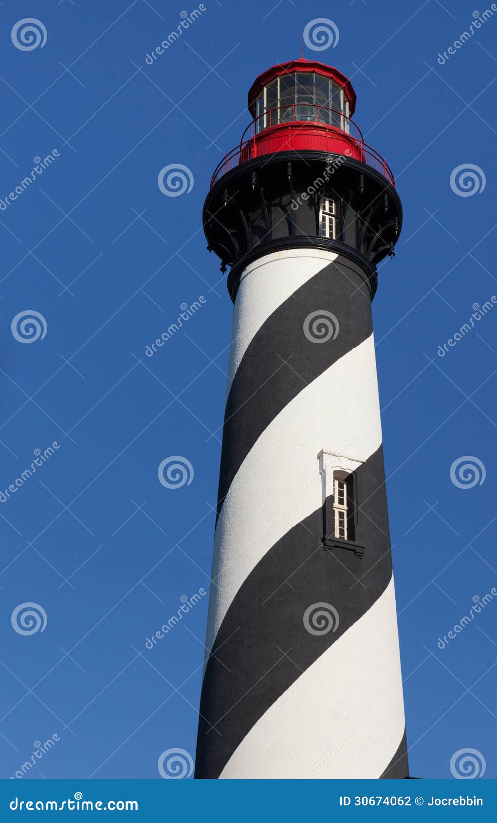 St. Augustine Working Lighthouse in Florida Stock Photo Image of historic, barber 30674062
