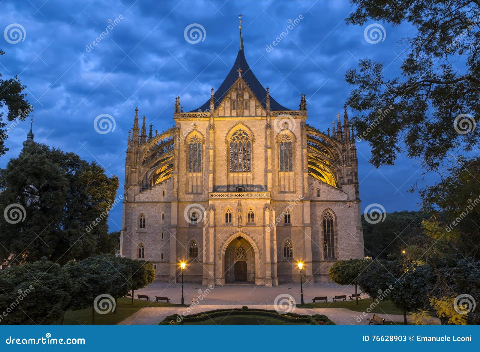 st. barbara cathedral in kutna hora, bohemia, czech republic.