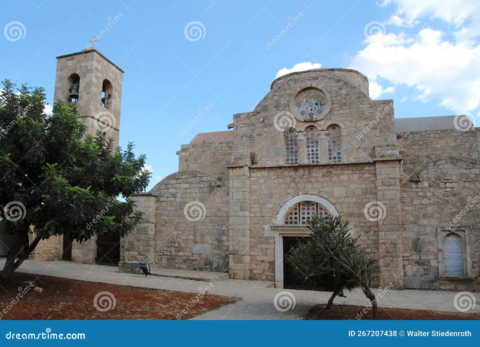 St. Barnabas Monastery, Northern Cyprus Stock Photo Image of facade