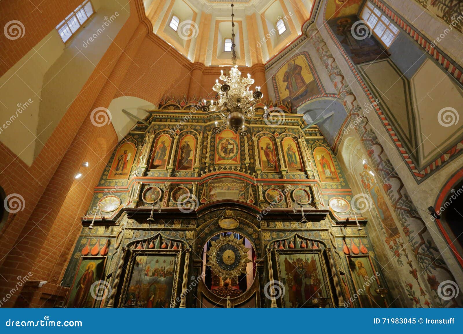 St Basil S Cathedral Interior Moscow Russia Editorial