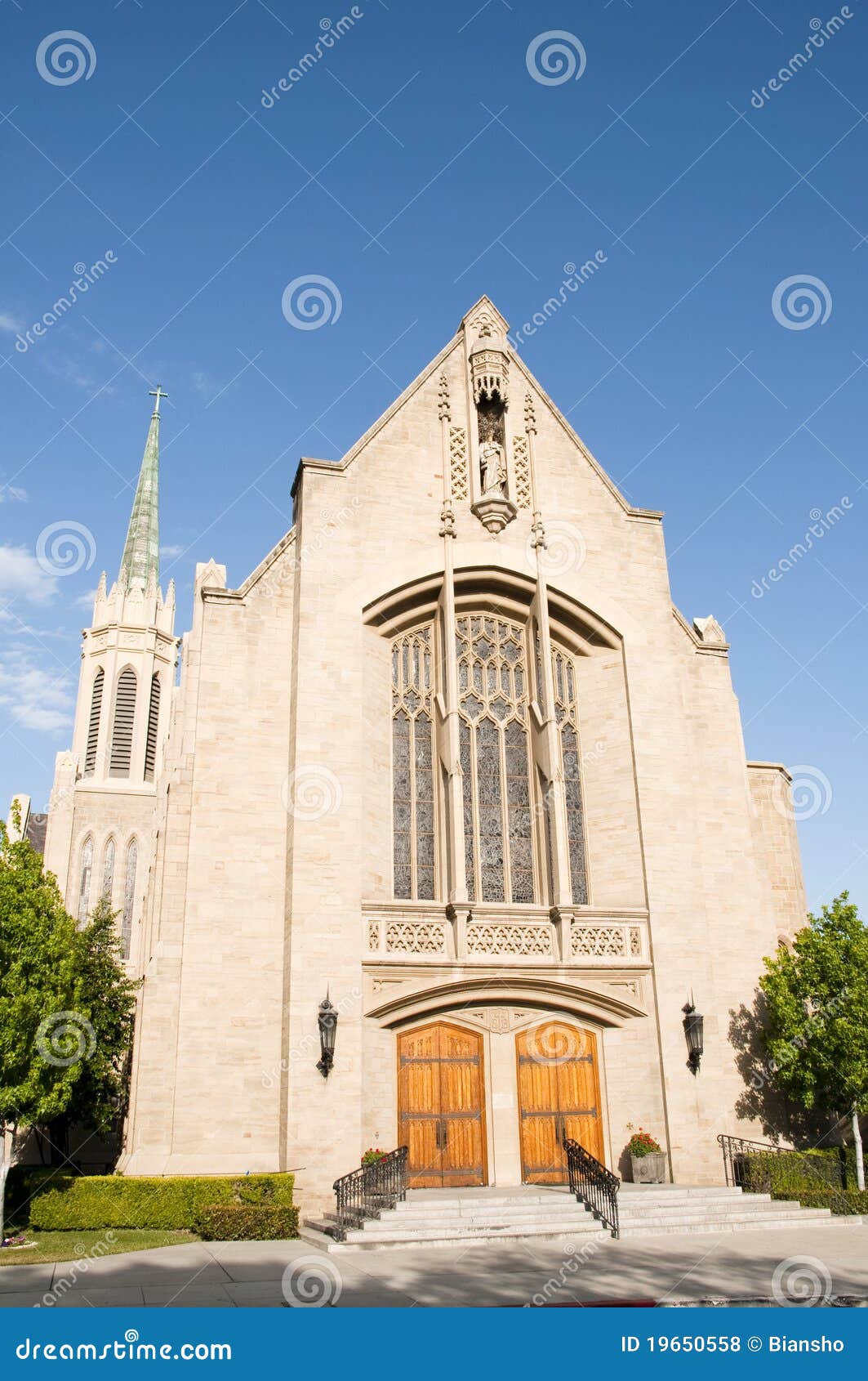 St. Brendan Catholic Church Stock Photo Image of religious, blue