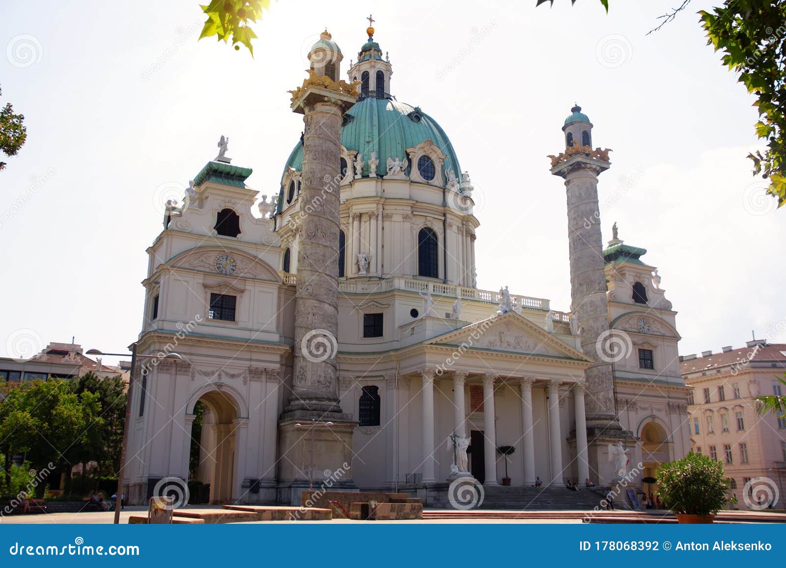 st. charles church or the karlskirche in vienna, austria